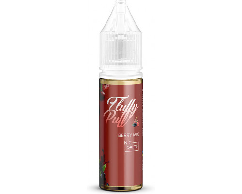 Сольова рідина Fluffy Puff Salt Berry Mix 20 мг 15 мл