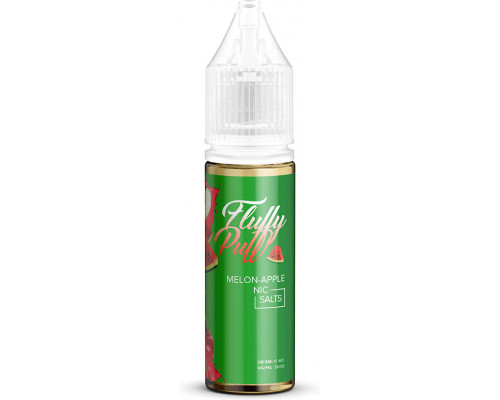 Сольова рідина Fluffy Puff Salt Melon Apple 20 мг 15 мл