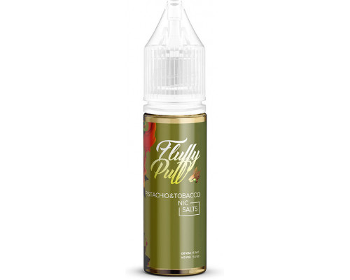 Сольова рідина Fluffy Puff Salt Pistachio Tobacco 20 мг 15 мл