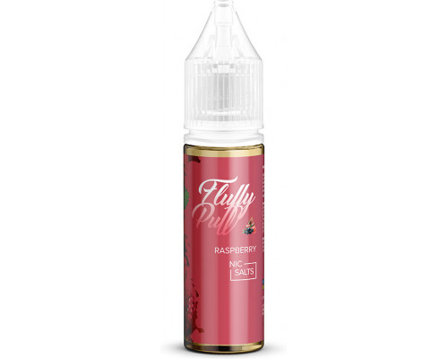 Сольова рідина Fluffy Puff Salt Raspberry 20 мг 15 мл