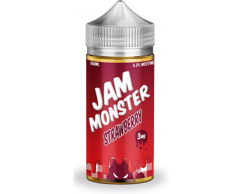 Рідина Jam Monster Strawberry 0 мг 100 мл