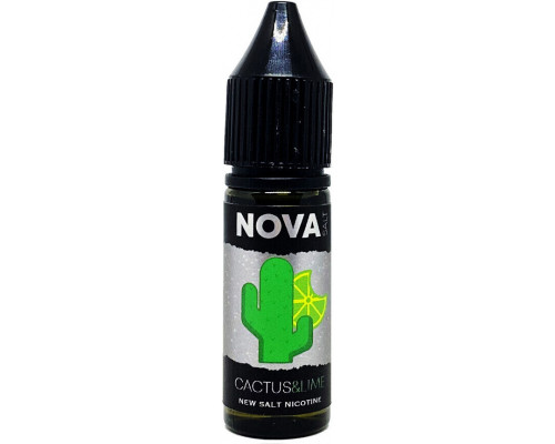 Сольова рідина NOVA Salt Cactus Lime 30 мг 15 мл