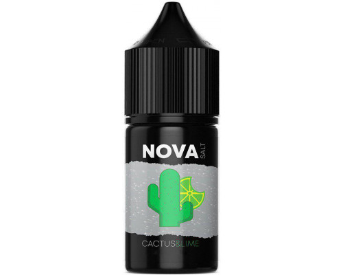 Сольова рідина NOVA Salt Cactus Lime 25 мг 30 мл