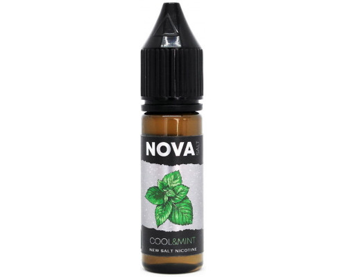 Сольова рідина NOVA Salt Cool Mint 30 мг 15 мл