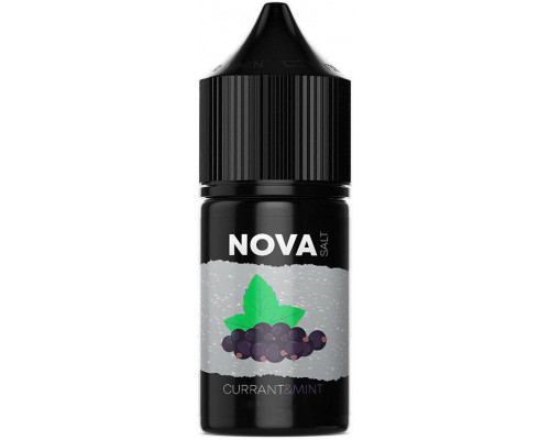 Сольова рідина NOVA Salt Currant Mint 25 мг 30 мл