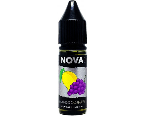 Сольова рідина NOVA Salt Mango Grape 30 мг 15 мл