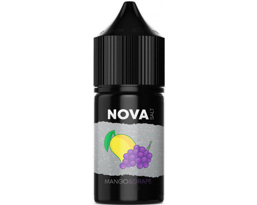 Сольова рідина NOVA Salt Mango Grape 25 мг 30 мл