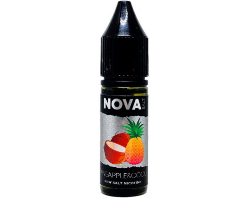 Сольова рідина NOVA Salt Pineapple Coco 30 мг 15 мл