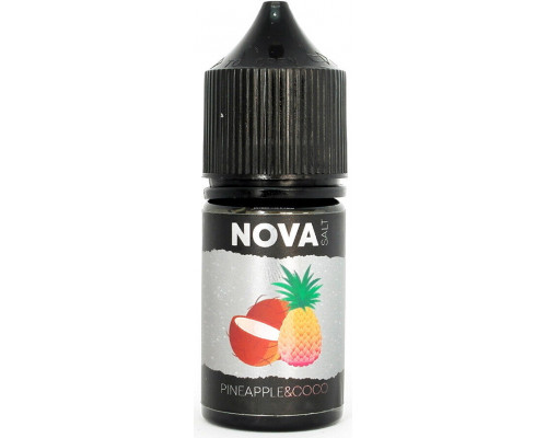 Сольова рідина NOVA Salt Pineapple Coco 25 мг 30 мл