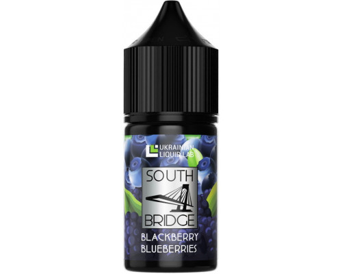 Сольова рідина South Bridge Blackberry Blueberry 25 мг 30 мл