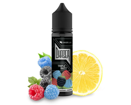 Жидкость Chaser Black Triple Razz 0 мг 60 мл
