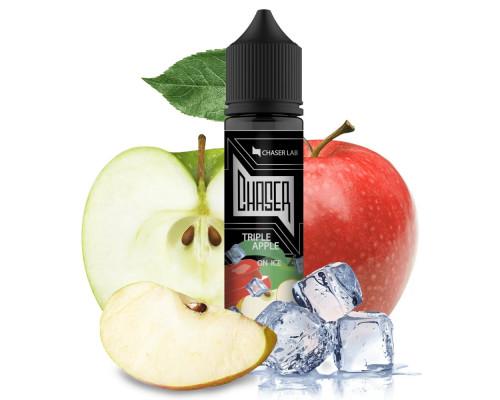 Жидкость Chaser Black Triple Apple Ice 0 мг 60 мл