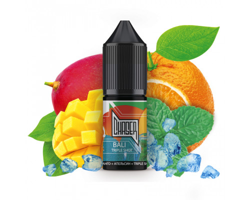 Сольова рідина Chaser For Pods Salt Bali Triple Shot 30 мг 10 мл
