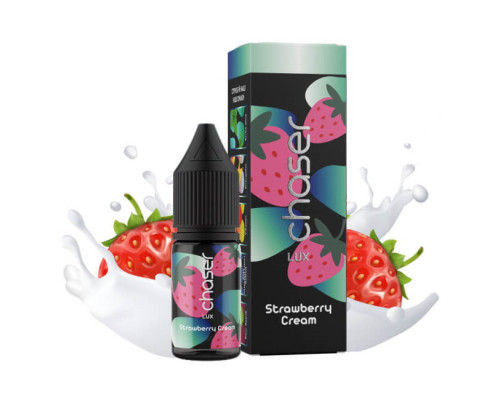 Сольова рідина Chaser Lux Salt Strawberry Cream 30 мг 11 мл