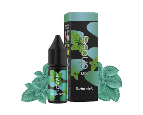 Сольова рідина Chaser Lux Salt Turbo Mint 30 мг 11 мл