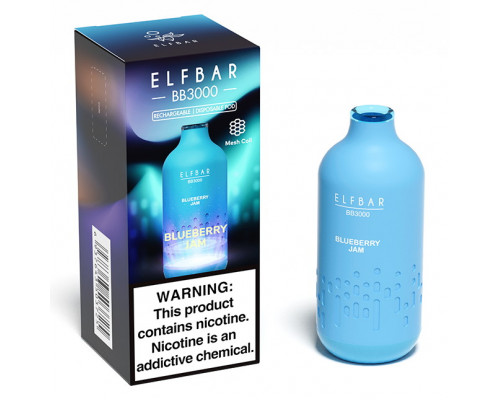 Одноразова Pod система Elf Bar BB3000 Blueberry Jam 50 мг 650 мАг