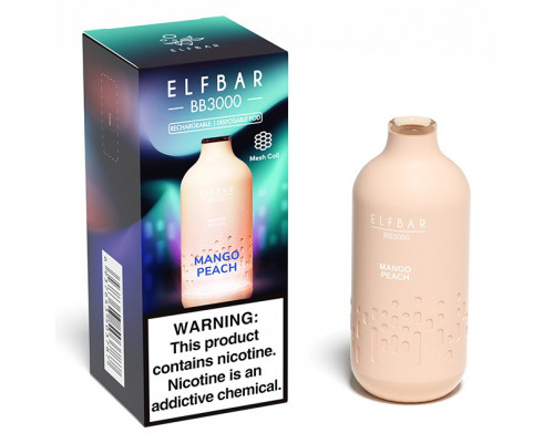 Одноразова Pod система Elf Bar BB3000 Mango Peach 50 мг 650 мАг