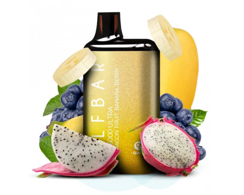 Одноразова Pod система Elf Bar BC5000 Ultra 650 мАг Dragonfruit Banana Berry 50 мг