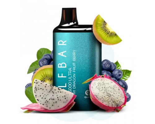 Одноразова Pod система Elf Bar BC5000 Ultra 650 мАг Kiwi Dragonfruit Berry 50 мг