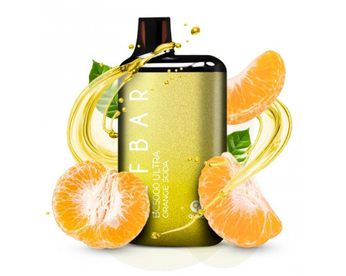 Одноразова Pod система Elf Bar BC5000 Ultra 650 мАг Orange Soda 50 мг