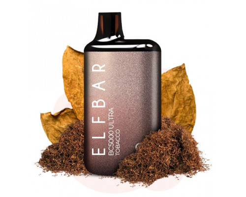 Одноразова Pod система Elf Bar BC5000 Ultra 650 мАг Tobacco 50 мг