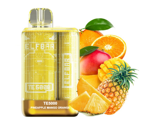 Одноразова Pod система Elf Bar TE5000 Pineapple Mango Orange 50 мг 550 мАг