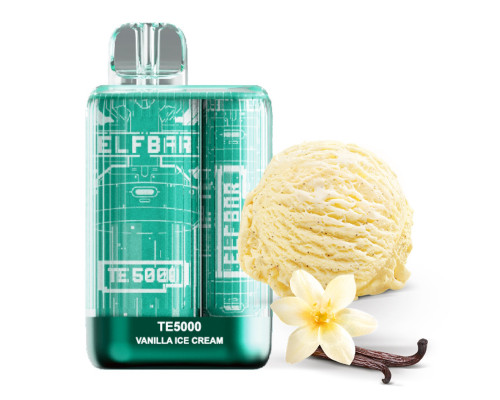 Одноразова Pod система Elf Bar TE5000 Vanilla Ice Cream 50 мг 550 мАг
