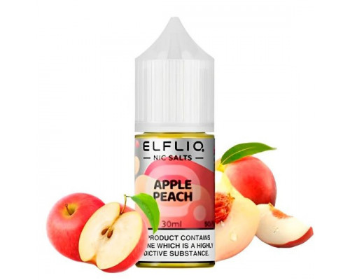 Сольова рідина Elf Liq Apple Peach 30 мг 30 мл