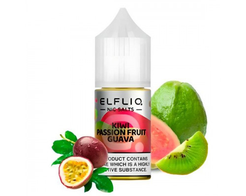 Сольова рідина Elf Liq Kiwi Passion Fruit Guava 30 мг 30 мл