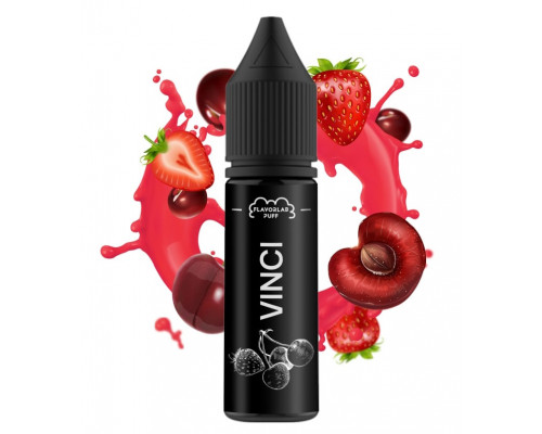 Сольова рідина Flavorlab Vinci Cherry Strawberry 50 мг 15 мл