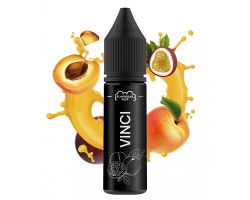 Сольова рідина Flavorlab Vinci Peach Passion Fruit 50 мг 15 мл