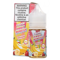 Солевая жидкость Frozen Fruit Monster Salt Strawberry Banana Ice 24 мг 30 мл