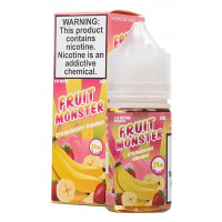 Солевая жидкость Fruit Monster Salt Strawberry Banana 24 мг 30 мл