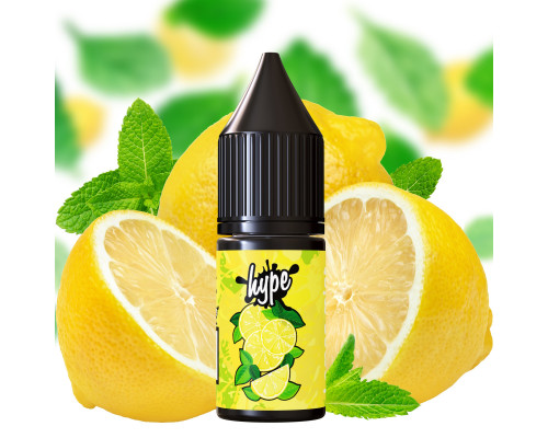 Сольова рідина Hype Salt Lemon Mint 15 мг 10 мл