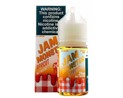 Сольова рідина Jam Monster Salt Apricot 24 мг 30 мл