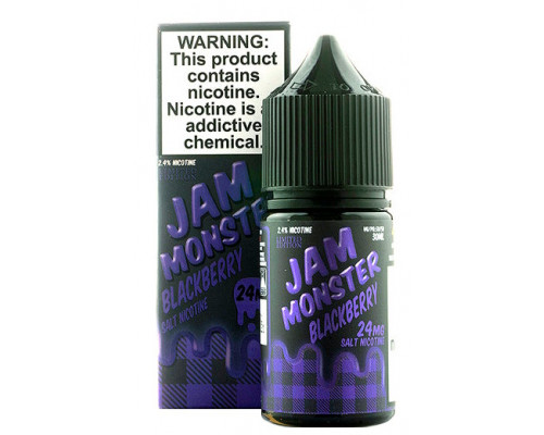 Сольова рідина Jam Monster Salt Blackberry 24 мг 30 мл