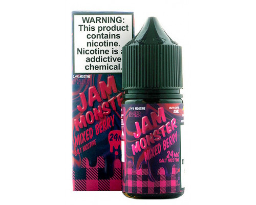 Солевая жидкость Jam Monster Salt Mixed Berry 24 мг 30 мл