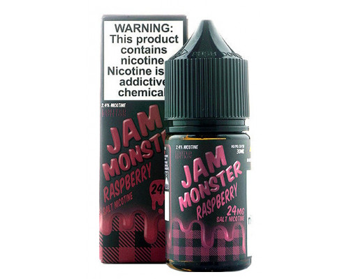 Сольова рідина Jam Monster Salt Raspberry 24 мг 30 мл