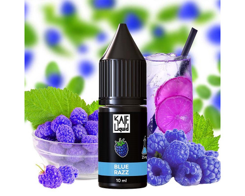 Сольова рідина Kaif Liquid Salt Blue Razz 25 мг 10 мл