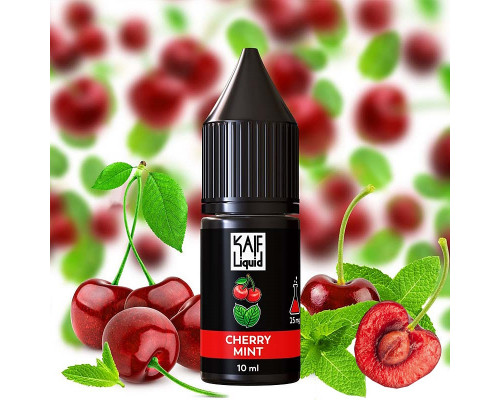Сольова рідина Kaif Liquid Salt Cherry Mint 25 мг 10 мл