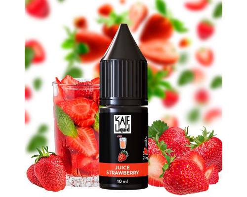 Сольова рідина Kaif Liquid Salt Juice Strawberry 25 мг 10 мл