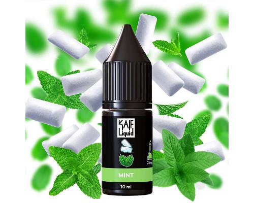 Сольова рідина Kaif Liquid Salt Mint 25 мг 10 мл