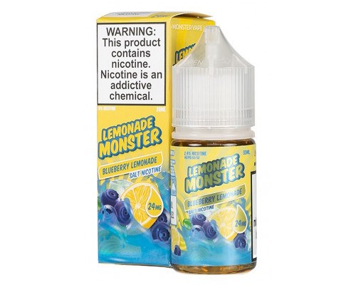 Сольова рідина Lemonade Monster Salt Blueberry Lemonade 24 мг 30 мл
