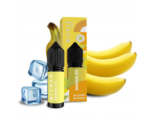 Сольова рідина Mix Bar Salt Banana Ice 50 мг 15 мл