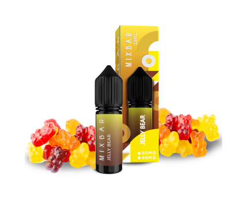 Сольова рідина Mix Bar Salt Jelly Bear 50 мг 15 мл