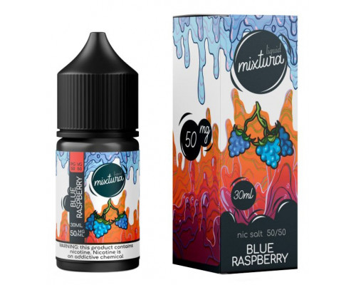 Сольова рідина Mixtura Blue Raspberry 30 мг 30 мл