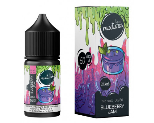 Сольова рідина Mixtura Blueberry Jam 30 мг 30 мл
