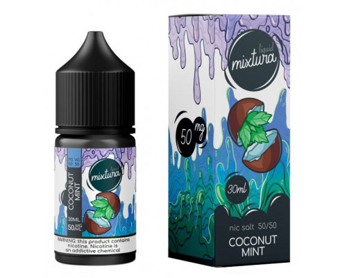 Сольова рідина Mixtura Coconut Mint 30 мг 30 мл