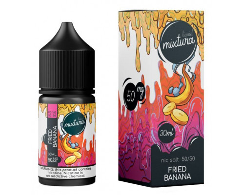 Сольова рідина Mixtura Fried Banana 30 мг 30 мл