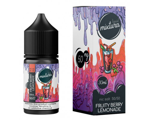 Сольова рідина Mixtura Fruity Berry Lemonade 30 мг 30 мл